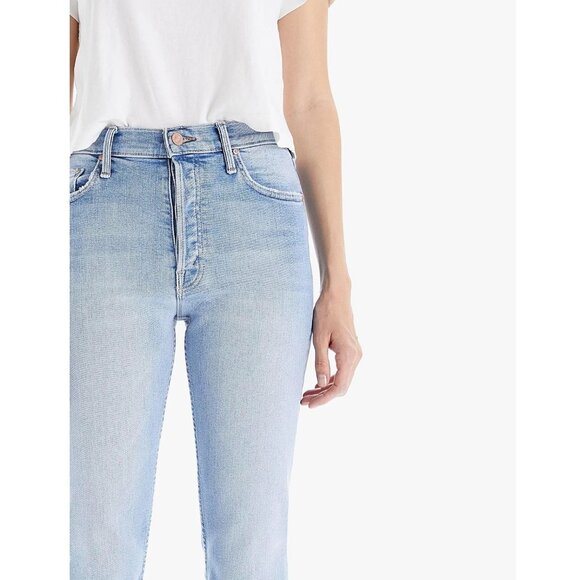 MOTHER The Tomcat Skimp Jeans 31" / Size 26 / California Cruiser Blue Straight - Picture 4 of 12